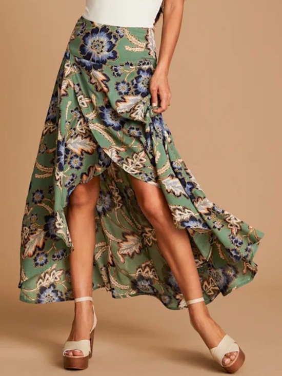 O'Neill Dresses & Skirts - 🌿 NWOT O’Neill Floral Maxi Skirt Small Boho Flowy Summer Vacation Lightweight